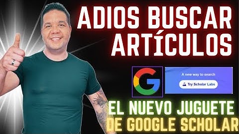 SCHOLAR LAB: el truco oculto de Google que te arma medio marco teórico en un instante