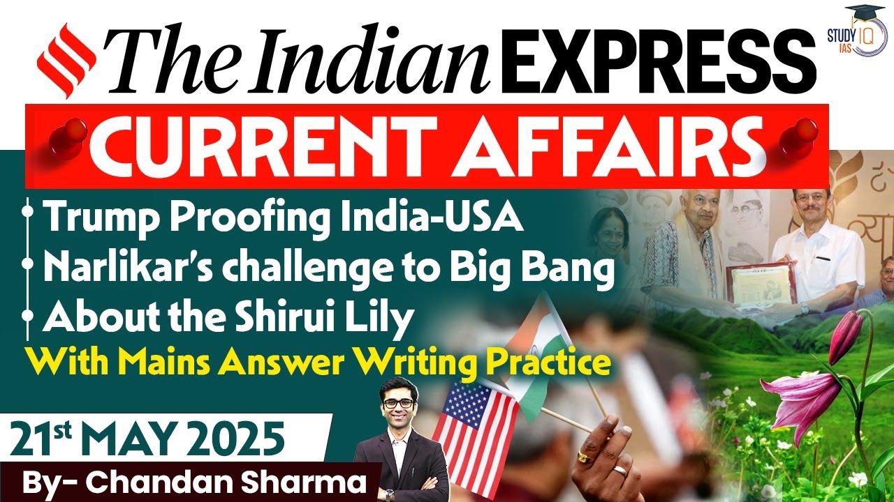 Indian Express Analysis | 21st May 2025 | The Indian Express Newspaper ...