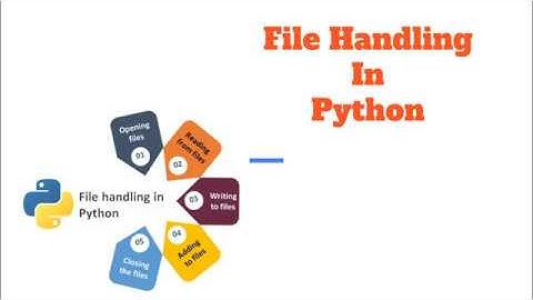 #21 File Handling in Python Part 1