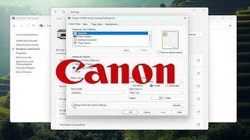How To Set Canon Printer to Print Black/White/Grayscale by Default on Windows 11/10 [Guide]
