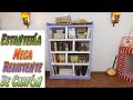 DIY Estantería hecha con Cartón para Libros - TUTORIALES muebles de cartón
