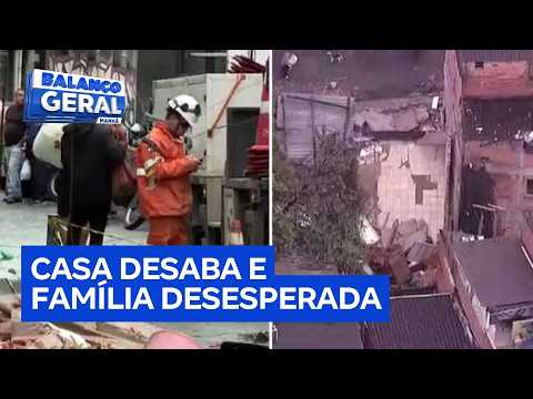 Casa desaba e outros quatro imóveis são interditados em Sapopemba, zona leste de São Paulo