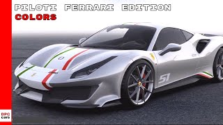 In occasion of the 24 hours le mans, prancing horse is launching a
unique ‘piloti ferrari’ specification for ferrari 488 pista. this
special custo...