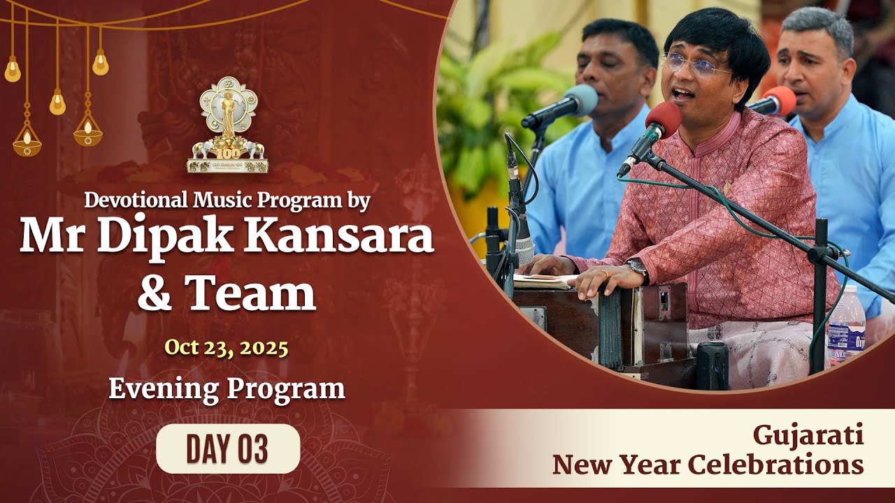Devotional Music Program by Mr Dipak Kansara & Team  | Oct 23, 2025 | Evening