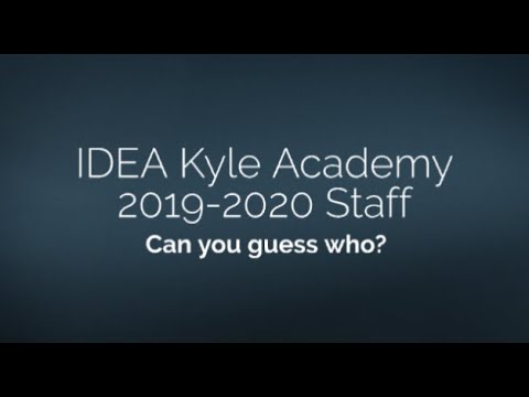 IDEA Kyle Academy 19-20 Staff
