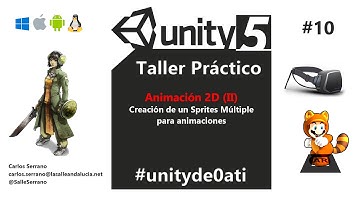 Curso Español Unity 3D: Animación 2D y Sprites Múltiples (Parte 10)