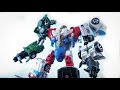 Transformers Stop Motion：LynxMaster Combining！变形金刚定格动画：合体战争日版UW-EX山猫王大合体！