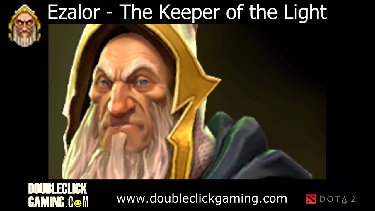 Dota 2 Sounds Ezalor The Keeper Of The Light YouTube