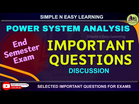 PSA Important Questions
