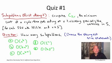 Algorithms for NP-Hard Problems (Section 21.2: Color Coding)  [Part 1 of 2]