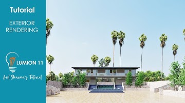 EXTERIOR RENDERING TUTORIAL IN LUMION 11.5 WITH VOICE OVER