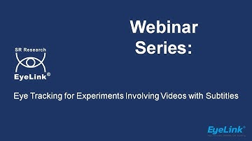 Eye Tracking for Experiments Involving Videos with Subtitles