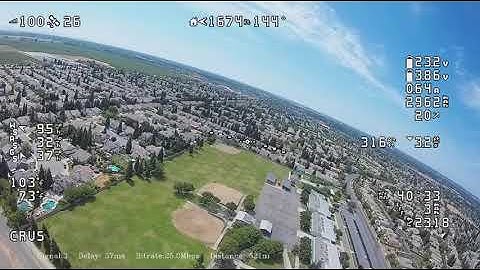 My first flight with the Walksnail FPV video system