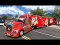 Doble Trailer De Kellogg se ACCIDENTA Kenworth T660 Guadalajara México ATS 1.53
