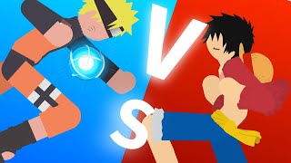 Naruto Vs Luffy pt 1 (Stick Nodes Animation)