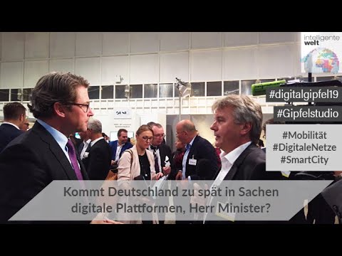 Sind wir zu spät dran bei digitalen Plattformen? Verkehrsminister Andreas Scheuer #Digitalgipfel19