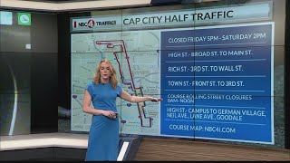 Cap City Half & Quarter Marathon road closures begin Friday