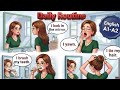 🇺🇸 Learn English Every Day 🗣️ | 20 Daily Routine Sentences for Beginners | Easy English Practice