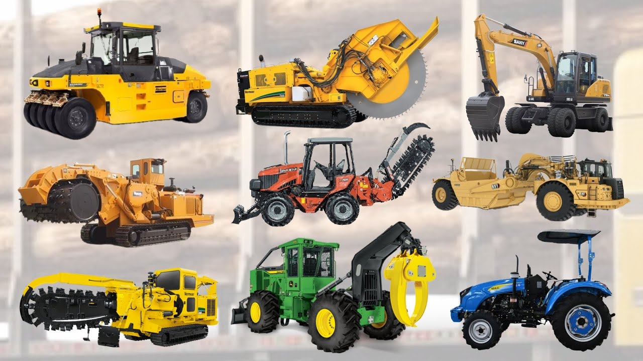 Macam Macam Alat Berat Dan Fungsinya:wheel excavator tracktor trencher Pipeline trencher pneumatic
