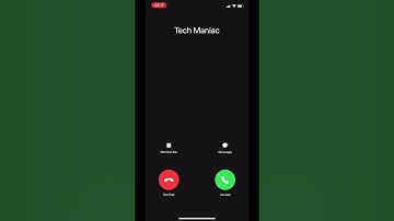 iPhone Incoming Call Screen (iOS 14)