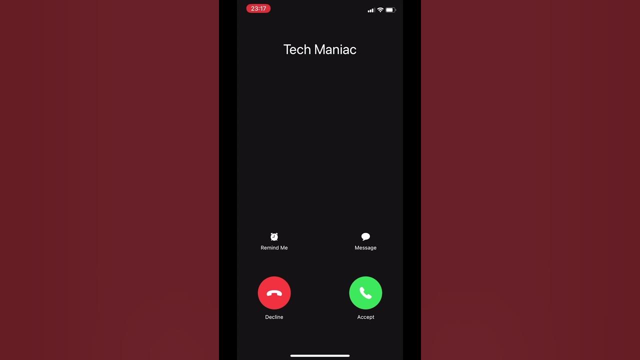 Iphone Incoming Call Screen Ios 14 Youtube