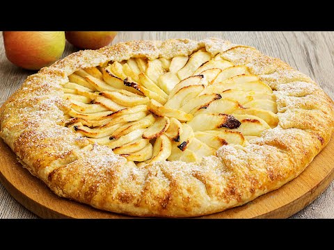 МНОГО-МНОГО Яблок и Хрустящее Тесто 🍏 Один из Лучших Яблочных Пирогов! Галета с Яблоками
