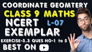 coordinate geometry class 9 ncert exemplar|coordinate geometry class 9 ncert exemplar exercise 3.3 +
