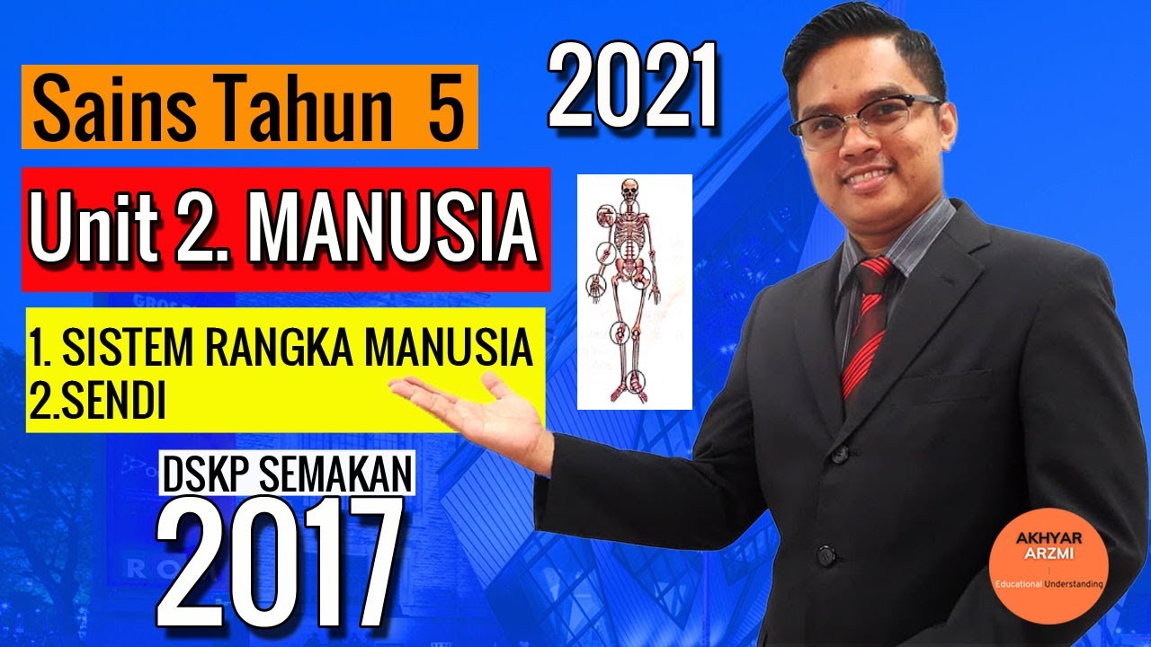 Sistem Rangka Manusia Dan Fungsi Sendi Sains Tahun 5 Unit 2 Youtube
