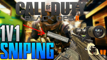 1v1 Quickscope *HE RAGE QUIT!* (BO2)