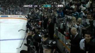 Dany Heatley playoff goal vs LA