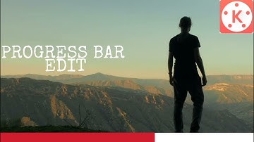 Professional Progress Bar Using Kinemaster