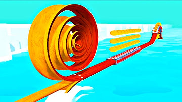 Spiral roll run 🥐💫⭐MAX LEVELS!! All Level 05 To 11 Gameplay Walkthrough Android, iOS NEW UPDATE