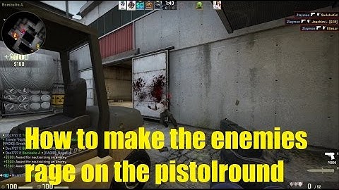 Ace! - How to hold A-site on pistolrounds on Cache! (CS:GO Highlight)