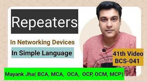 Repeater | What is Repeater in Computer Network | Repeaters | What Is Repeaters | BCS041 | BCS41