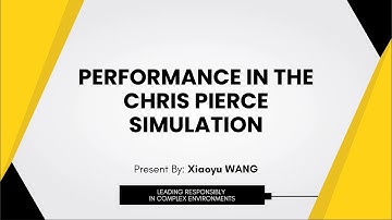 The Chris Pierce leadership simulation