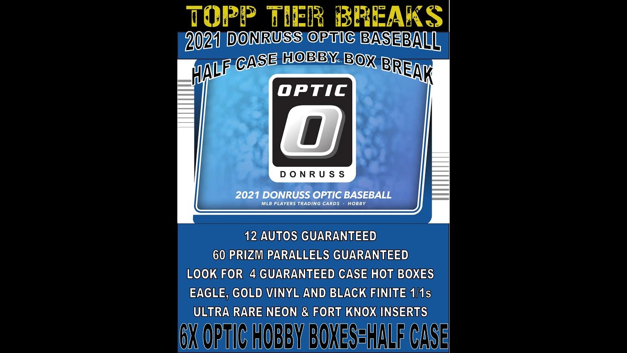 2021 DONRUSS OPTIC 6X HOBBY BOX 1/2 CASE LIVE BREAK 635 YouTube
