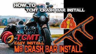 Harley Davidson M8 Softail TCMT Crash Bar Install - Bung King Crash Bar Engine Guard