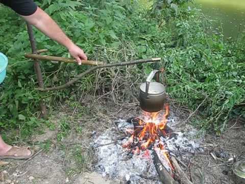 Camping Tricks - Cooking Over the Fire - YouTube