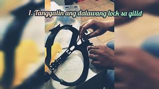 How to assemble the hard/heavy duty faceshield