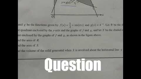 2005 AP Calculus AB Free Response Question Part 1