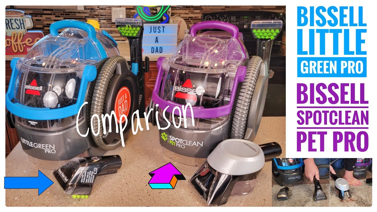 Bissell Little Green Pro 3194 vs Bissell Spot Clean Pet Pro 2458 Carpet Spot  Cleaner Best One?? 