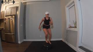 Bosu Side Shuffle Curtsy