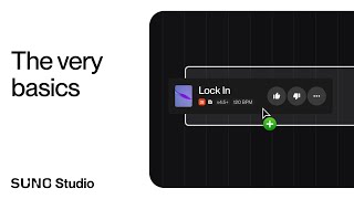 Suno Studio Fundamentals - The Very Basics