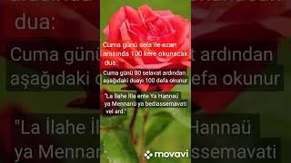 Cuma Günü Sela Ile Ezan Arasında Okunacak Dua