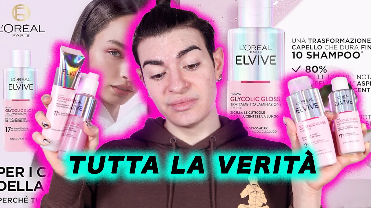 PARRUCCHIERE PROVA LA NUOVA LINEA GLYCOLIC GLOSS !!