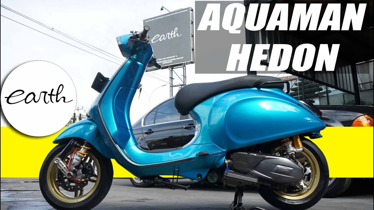 Modifikasi Repaint Vespa Primavera Convert Sprint Yang Hedon Banget Motovlog Youtube