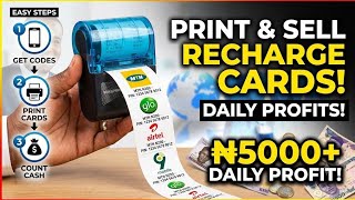 How to Start Recharge Card Printing Business with my Phone (Step-by-Step-Strategies) screenshot 5