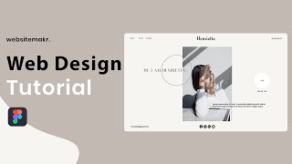 How to Design a Personal Portfolio Website in Figma | Design Tutorial ( Part 1)