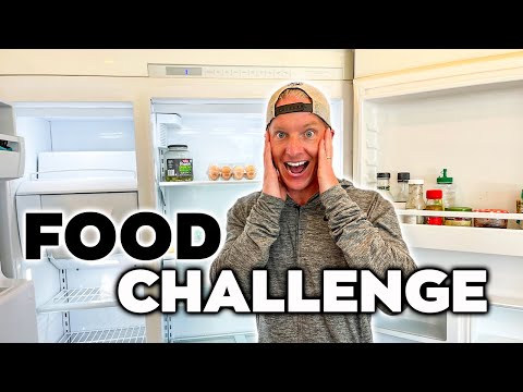 Cooking A Meal With Random Ingredients From An Almost Empty Fridge FOOD CHALLENGE LiveLeanTV
