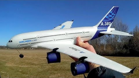 Airbus A380 RTF Three Channel RC Airplane Flight Test Review